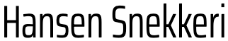 Hansen Snekkeri logo